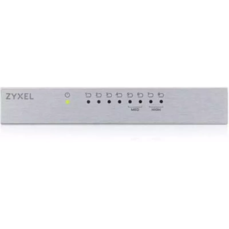 Zyxel GS-108B V3 não gerido L2+ Gigabit Ethernet (10/100/1000) prateado