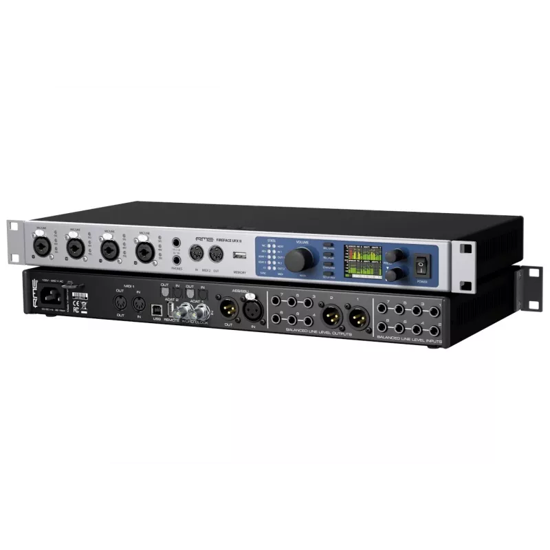 RME Fireface UFX II - USB [30 IN/ 30 OUT] Interface de áudio