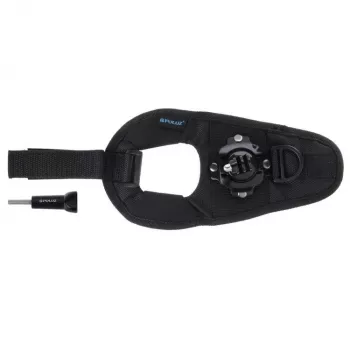 Suporte de pulso Puluz para câmaras de ação com rotação 360° — compatível com GoPro HERO 7/6/5/4/3/2, SJCAM, Xiaomi