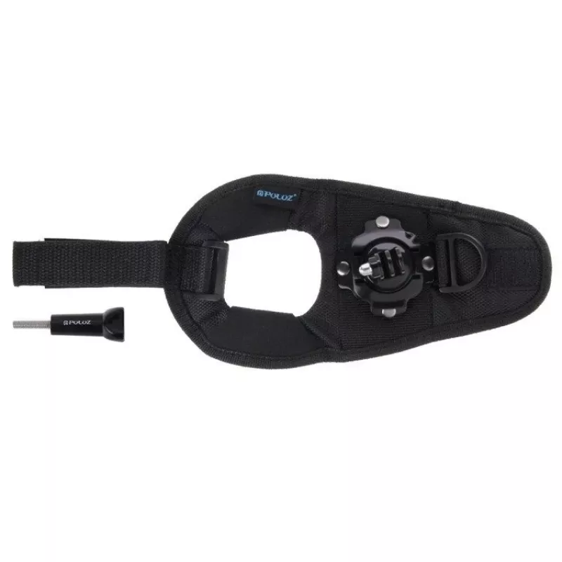 Suporte de pulso Puluz para câmaras de ação com rotação 360° — compatível com GoPro HERO 7/6/5/4/3/2, SJCAM, Xiaomi