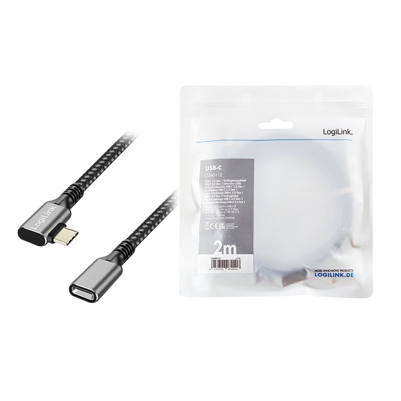 Cabo USB 3.2 Gen1 para conector fêmea USB-C, PD, 2 m