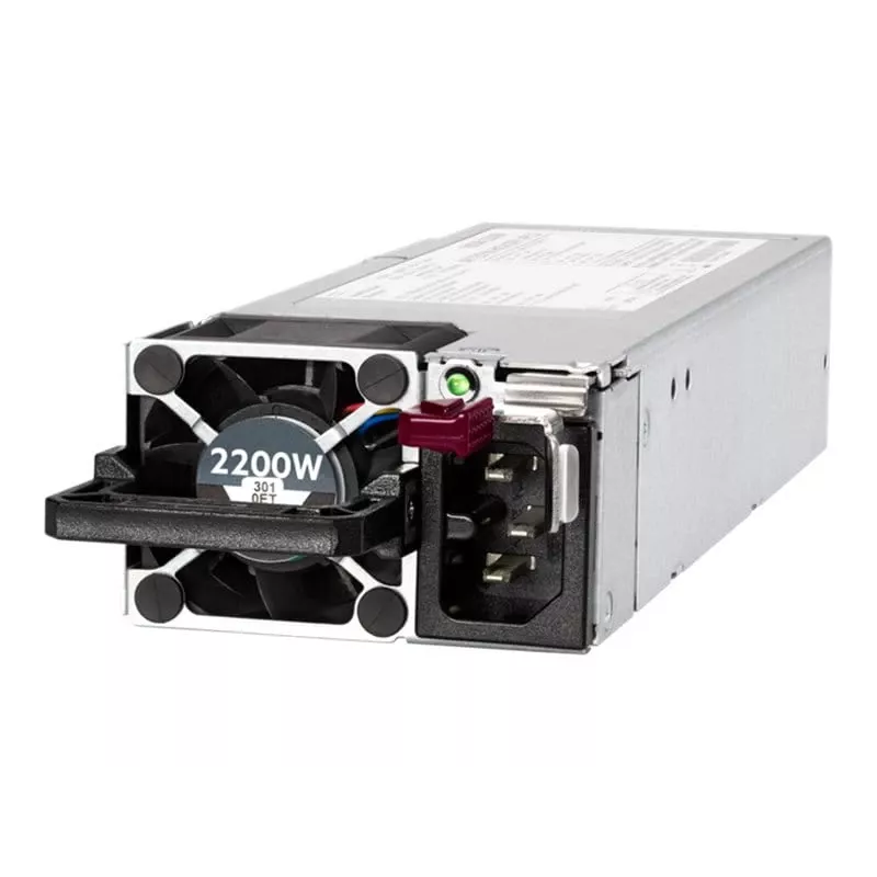 Hewlett Packard Enterprise HPE - Fonte de alimentação hot-plug (módulo de encaixe) - Flex Slot - 80 PLUS Titanium - AC 200/240 V (P44712-B21)