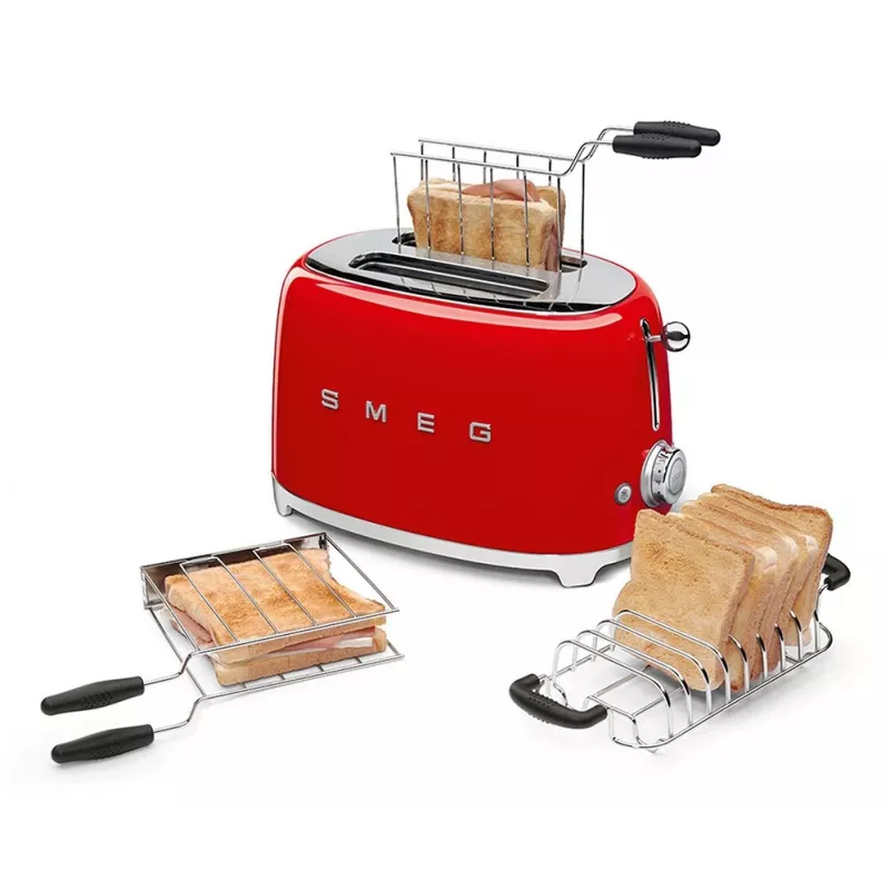 Torradeira Smeg 50's Style TSF01RDEU Vermelha