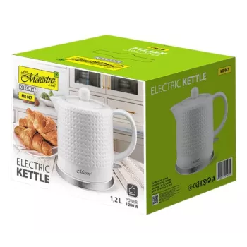 Feel-Maestro MR067 chaleira 1,2 L 1200 W Branco