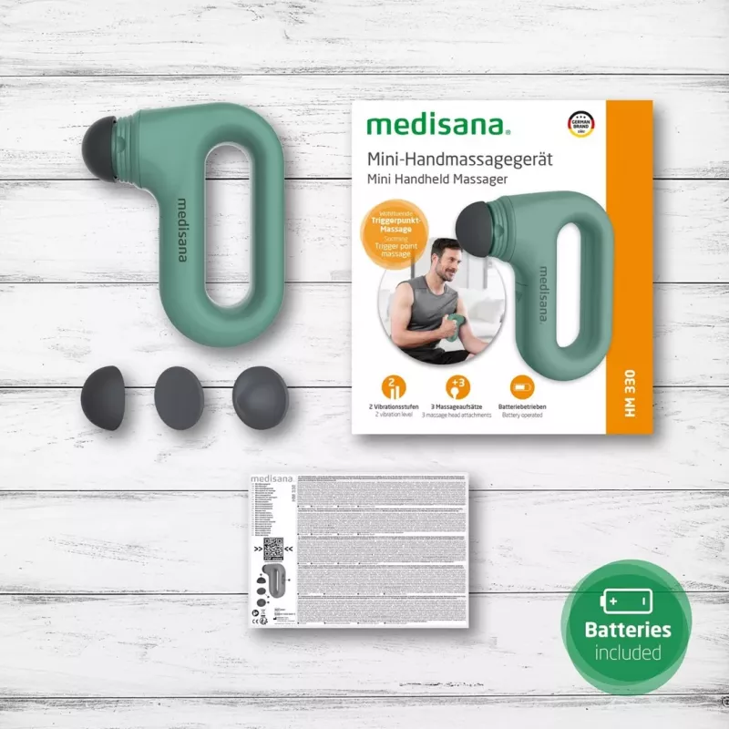 Massageador Medisana HM 330 Universal Preto, Verde