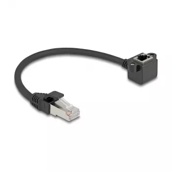 Cabo de rede DeLOCK 81040 RJ-45 Cat6 0,25 m preto