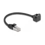 Cabo de rede DeLOCK 81040 RJ-45 Cat6 0,25 m preto