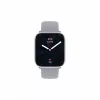 myPhone Watch Pastel smartwatch, AMOLED de 4,45 cm (1,75 polegadas), 390 x 450 píxeis, Bluetooth 5.3, resistente à água, cinzento prateado
