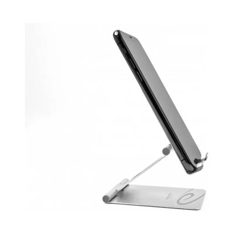 Suporte para smartphone DeLOCK ajustável alumínio 122 g suporte passivo para telemóvel interior
