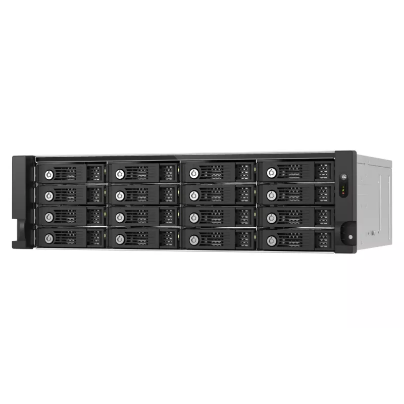 QNAP - TL-R1600PES-RP - Conjunto de discos - 16 baías (SATA-600 / SAS-3) SAS 12Gb/s (externo) montagem em rack 2U