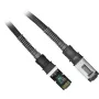 Cabo de rede PatchSee PCI6 FTP preto Cat6a 3,1m