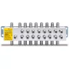 Distribuidor passivo TECHNISAT 17/P prateado – repartidor de sinal passivo para distribuição de TV/SAT
