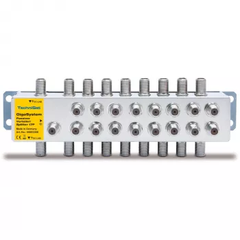 Distribuidor passivo TECHNISAT 17/P prateado – repartidor de sinal passivo para distribuição de TV/SAT