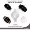 Carregador 4smarts QI2 smartwatch prateado USB carregamento rápido sem fios