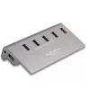 Hub USB DeLOCK 10 Gbit/s 4 portas Type-A 1 porta de carregamento rápido
