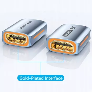 Adaptador Vention HDMI para HDMI 8K@60Hz alumínio