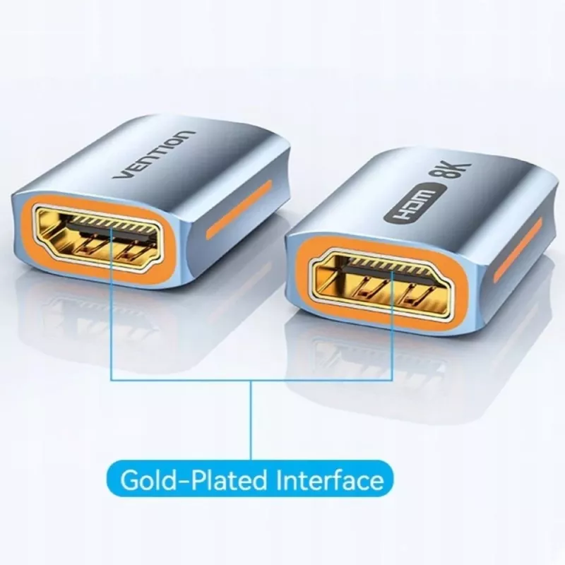 Adaptador Vention HDMI para HDMI 8K@60Hz alumínio