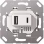Fonte de alimentação USB Gira 2f Type-A/C módulo branco 234900 (234900)