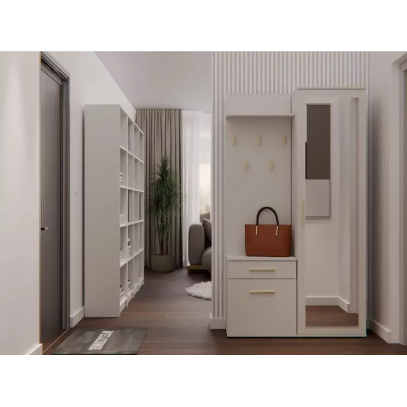 Módulo superior de bengaleiro e shop GARDEROBA DUO KASZMIR — módulo de roupeiro modular