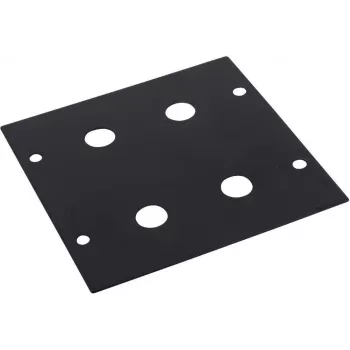 Módulo Omnitronic 2HE 4x conector fêmea jack 88x88mm módulo de painel