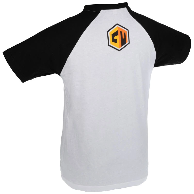 T-shirt Global Masters GM Text - branco (S)
