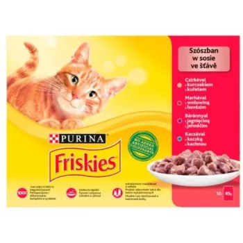 Friskies Mix carne - comida húmida para gatos - 12 x 85 g