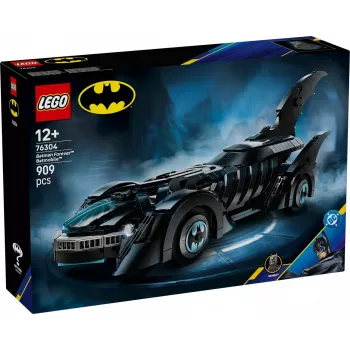 Conjunto de construção LEGO DC Super Heroes Batman Forever Batmóvel 76304 — 909 peças, 1 minifigura, idade recomendada 12+