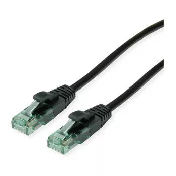 Cabo de rede ROLINE material reciclado 21.45.3158 RJ-45 Cat6a 15 m preto