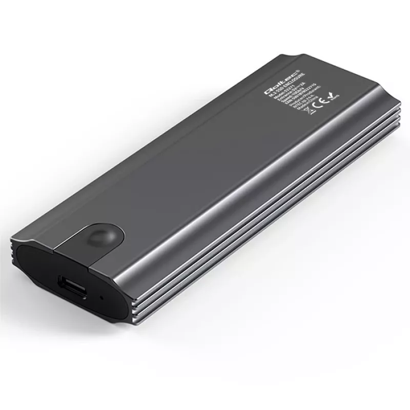 Caixa | compartimento NV2271 para disco M.2 SSD | SATA | NVMe | USB-C | 2TB