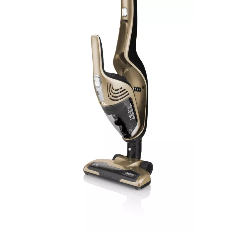 Aspirador vertical ETA ETA745390000 2-em-1 (a seco), ciclónico, 0,55 L, iões de lítio, dourado