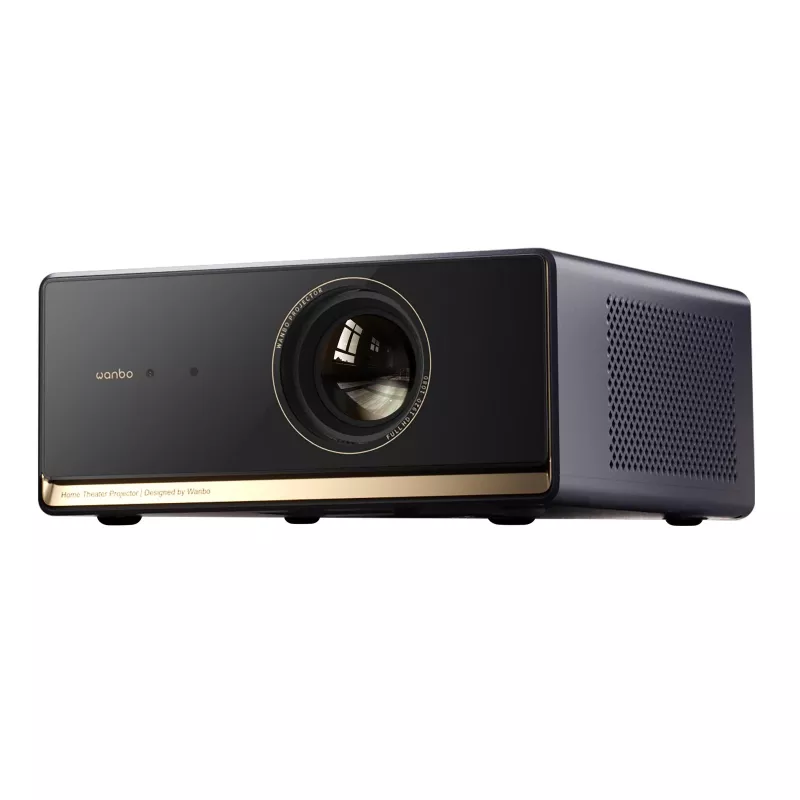 Projetor WANBO X5 Pro — 1100 lúmenes ANSI, LCD, 1080p (1920x1080), 16:9, HDR10, Google TV, azul