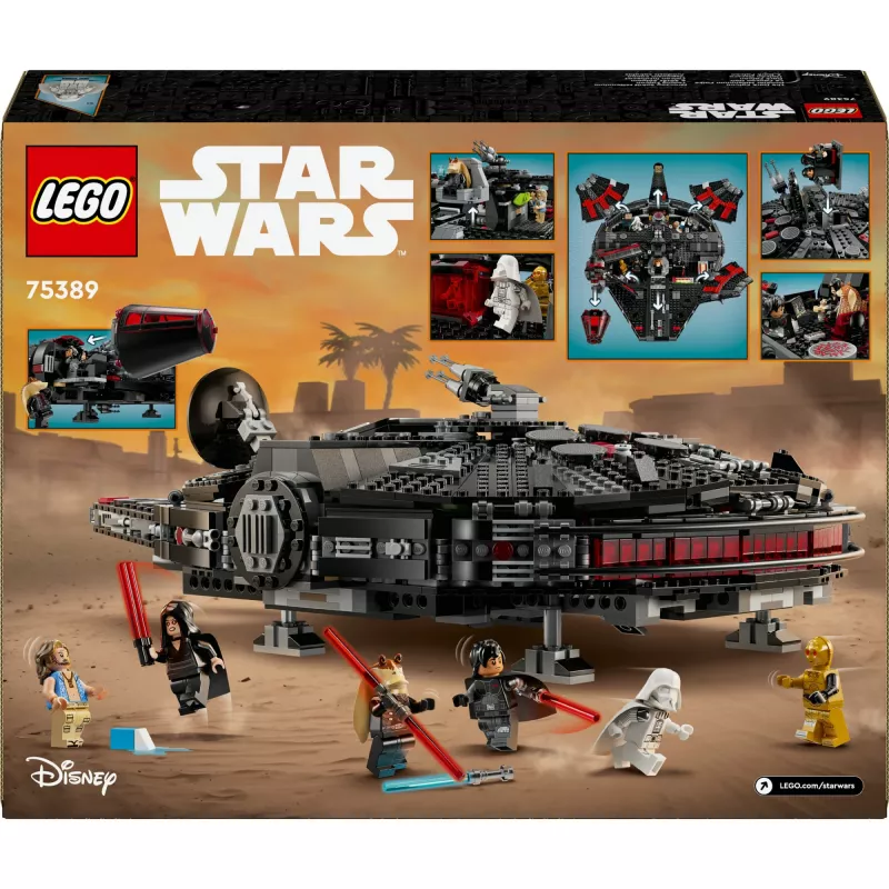 LEGO Star Wars o Dark Falcon brinquedo de construção para crianças 75389