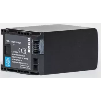 Bateria de câmara recarregável Extra Digital BP-827, Li-ion 3200 mAh, compatível com Canon BP-827