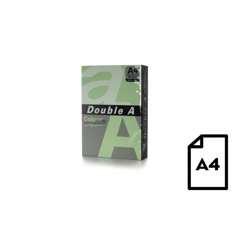 Papel colorido Double A, 80 g, A4, 500 folhas, Emerald