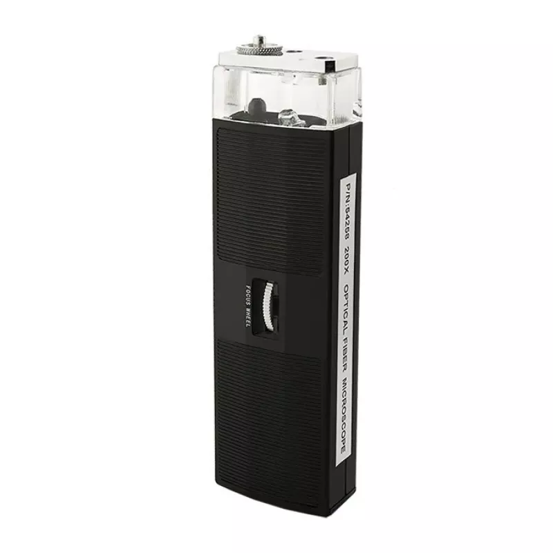 Microscópio manual para fibra ótica Qoltec 54258, ampliação 200x