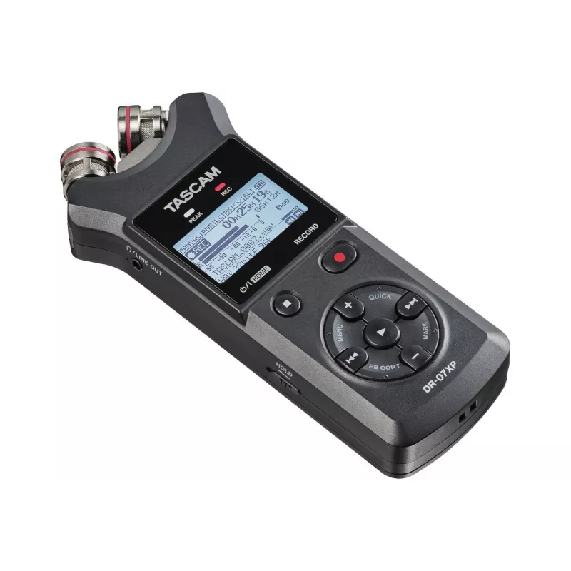 Tascam DR-07XP - gravador digital portátil com interface USB