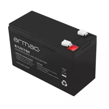 Bateria para UPS ARMAC B/12V/7AH — chumbo-ácido AGM 12V 7Ah, corrente de descarga máx. 110A, caixa ABS