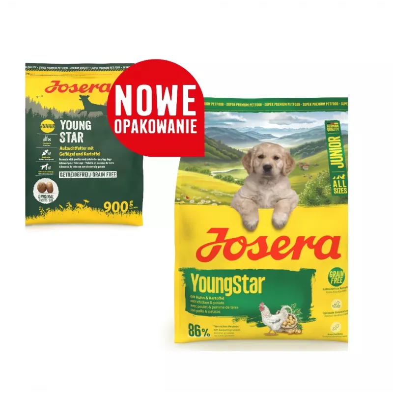 Comida seca para cachorros JOSERA Junior YoungStar, saqueta de 3 kg, alimento completo para cachorros
