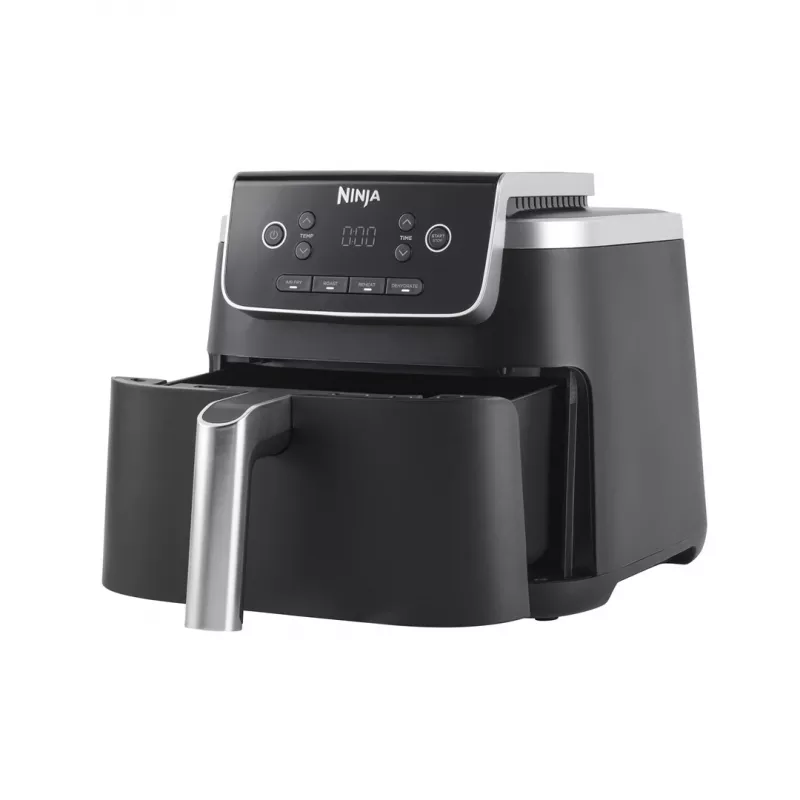 Fritadeira de ar quente Ninja AF140EU Single 4,7 L 1750 W preta, 4 programas, LCD, placa crocante