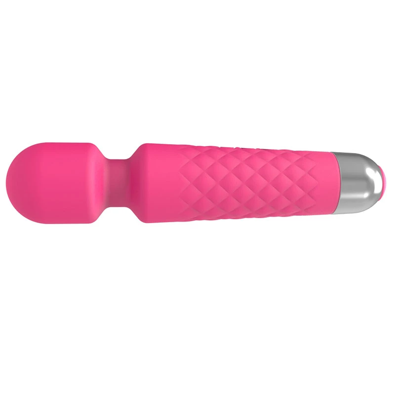 Massageador de clítoris Erolab Wand-M MFN01r rosa — bastão massajador compacto estilo varinha mágica