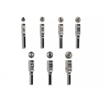 Conjunto de chaves de fendas DeLOCK 90551 8 peças sextavado exterior fenda oca 2,5 - 5,5 mm