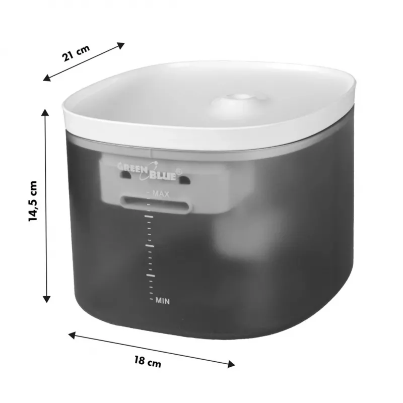 Bebedouro automático GreenBlue GB392, capacidade 2 l, sem BPA