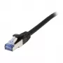 Cabo de patch RJ45 - CAT6A 500MHz - 7,5 m - preto - S-STP(S/FTP) - AWG26 - LSZH - Synergy 21