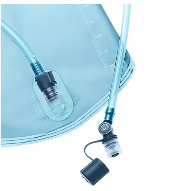 Reservatório de água DEUTER Streamer II 3,0 L — reservatório EPDM de 3,0 L, fecho de correr, azul