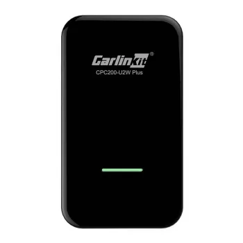 Adaptador sem fios Carlinkit U2W Plus para Apple CarPlay, preto