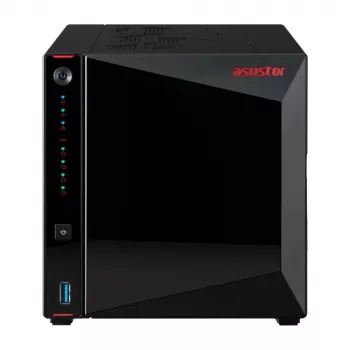 Servidor NAS/armazenamento Asustor AS5404T Intel® Celeron® N5105 4 GB DDR4 0 TB ADM preto