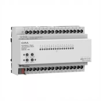 GIRA 503800 Atuador de comutação/estore 16f/8f 16 A REG Kmf KNX Secure