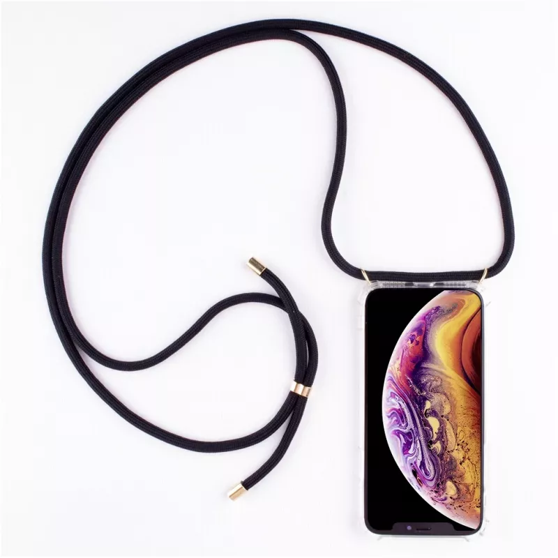Lookabe capa de telemóvel com colar para iPhone XR, dourado/preto