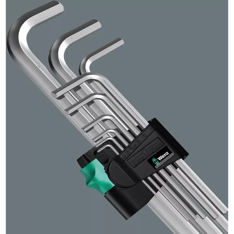 Wera 05133163001 Chave Allen em L formato métrica 9 peças