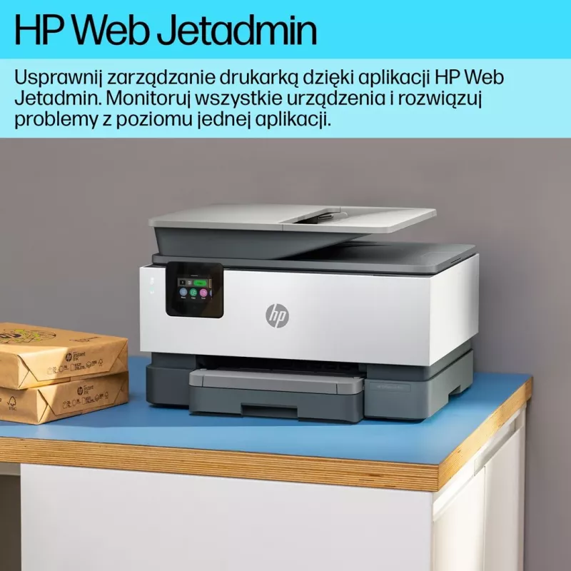 HP OfficeJet Pro 9120b Impressora multifunções a cores sem fios, Impressão frente e verso; Copiadora, Digitalizador
